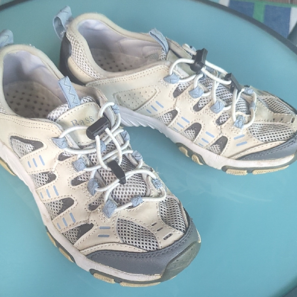 Bass Beige and Gray Trail Sneakers